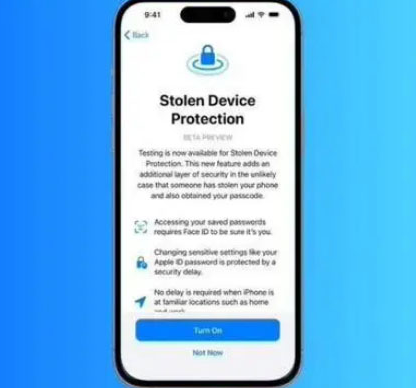凤凰镇苹果授权维修店分享被盗设备保护功能开启方法 