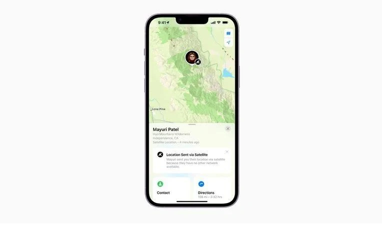 凤凰镇苹果14维修分享iPhone14系列中 FindMy功能通过卫星分享位置方法教程 