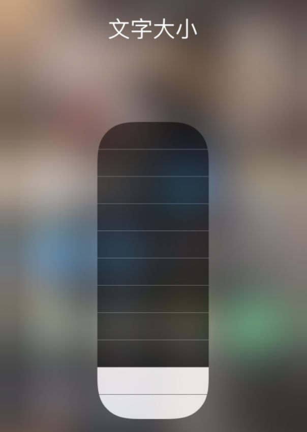 凤凰镇苹果手机维修分享小技巧：在 iPhone 控制中心快速调节字体大小 